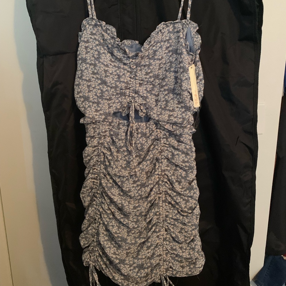 Beautiful floral blue dress! Brand new with tags!